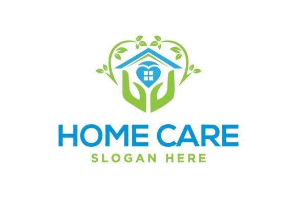 House Care or Medical House Logo Design: Graphics for Logos