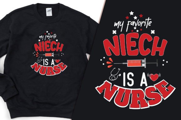 Niece As a Nurse: Graphics for T-Shirt Designs