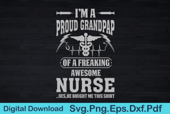 Nurse Grandpap Graphics for T-Shirt Designs