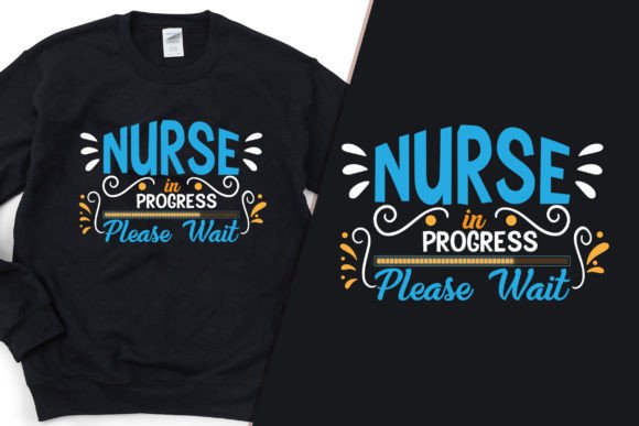 Nurse Progressing Stylish T-Shirt Design Graphics