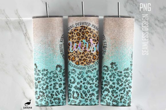 Nurse Quote Inspirational Tumbler Wrap Graphics