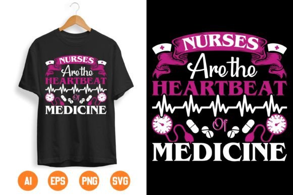 Nurse T-Shirt Design 07: Graphics for T-Shirt Designs